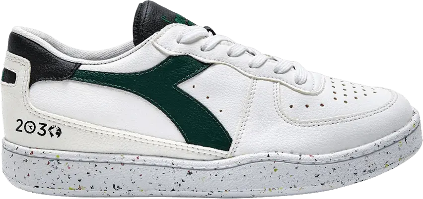  Diadora Mi Basket Low &#039;2030 - White Green&#039;