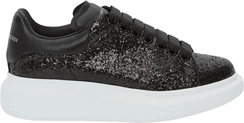  Alexander Mcqueen Alexander McQueen Oversized Black Glitter (Women&#039;s)