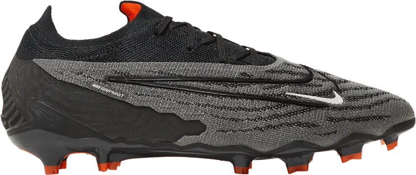  Nike Gripknit Phantom GX Elite FG Black Dark Smoke Grey