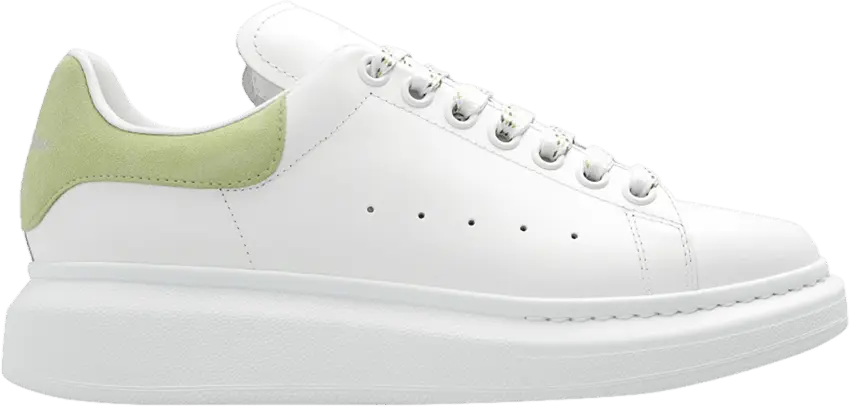  Alexander Mcqueen Alexander McQueen Oversized White Light Green (Women&#039;s)