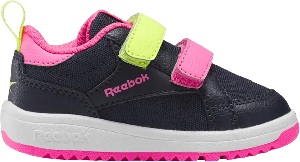 Reebok Weebok Clasp Low Infant &#039;Vector Navy Atomic Pink&#039;