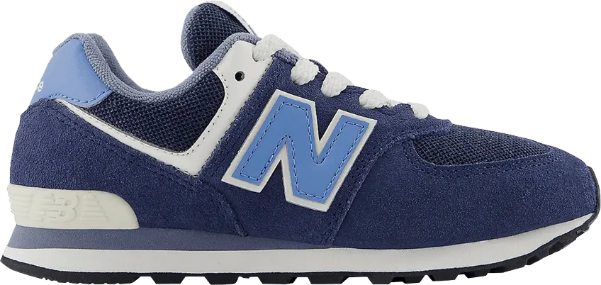  New Balance 574 Little Kid Wide &#039;NB Athletics - Navy&#039;