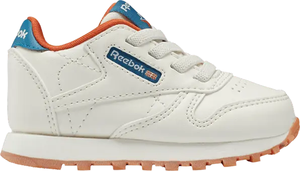  Reebok Classic Leather Infant &#039;Chalk Steely Blue&#039;