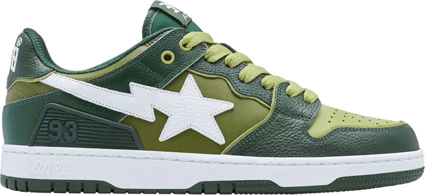  Bape Wmns Sk8 Sta #2 M1 &#039;Green&#039;