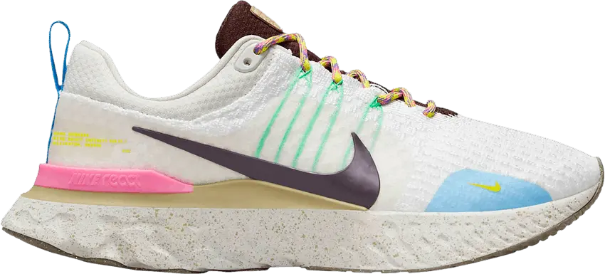  Nike React Infinity Run Flyknit 3 &#039;Sail Pinksicle Earth&#039;