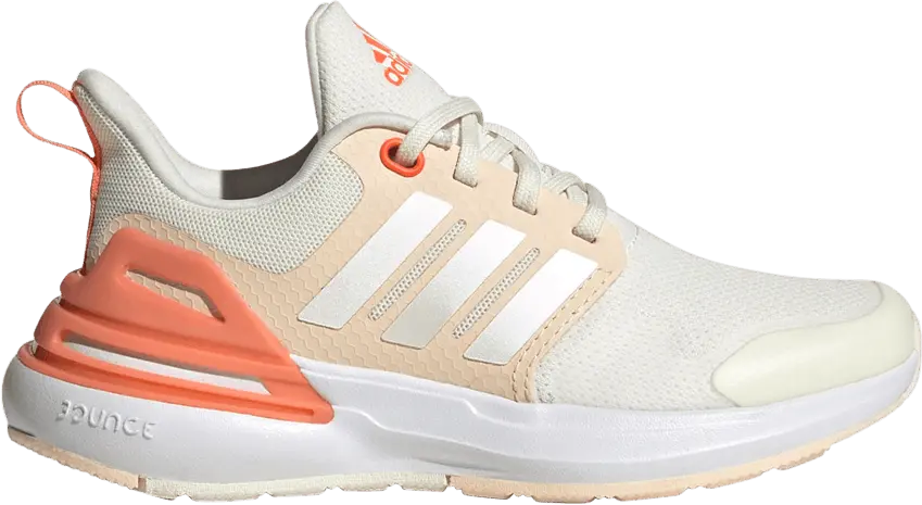  Adidas RapidaSport Bounce J &#039;Off White Solar Red&#039;