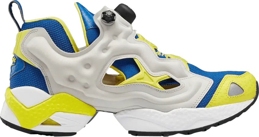  Reebok InstaPump Fury 95 &#039;Impact Blue Bright Yellow&#039;