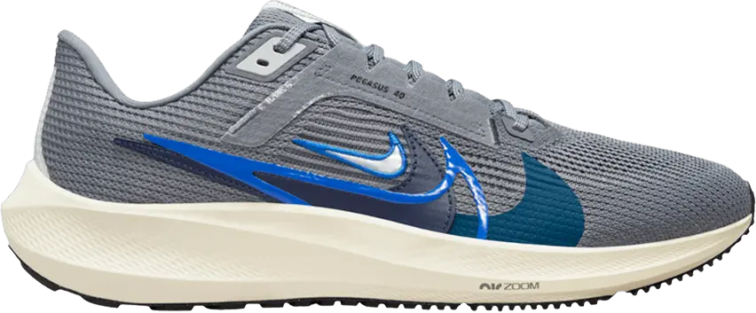  Nike Air Zoom Pegasus 40 Premium &#039;Quadruple Swoosh - Smoke Grey Racer Blue&#039;