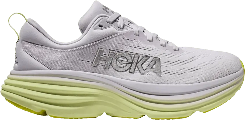  Hoka One One Wmns Bondi 8 &#039;Nimbus Cloud Luminary Green&#039;