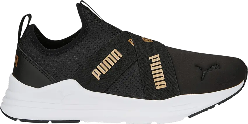  Puma Wired Run Slip-on &#039;Metallic - Black Gold&#039;