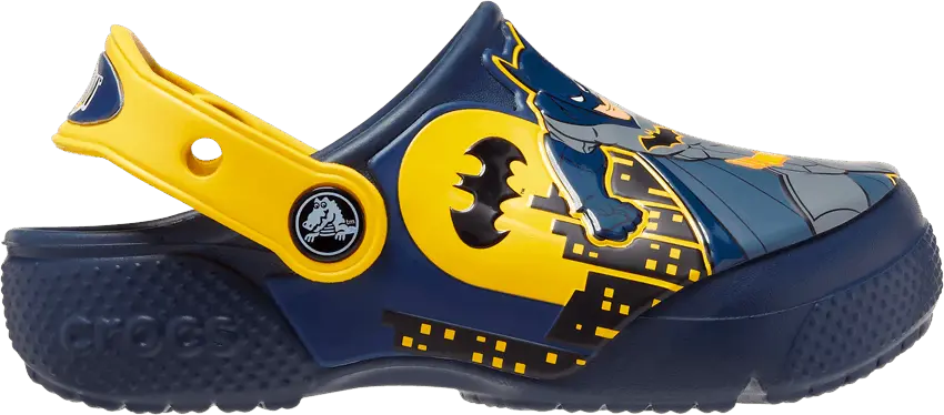  Crocs DC Comics x Classic Clog Kids &#039;Fun Lab - Batman Patch&#039;