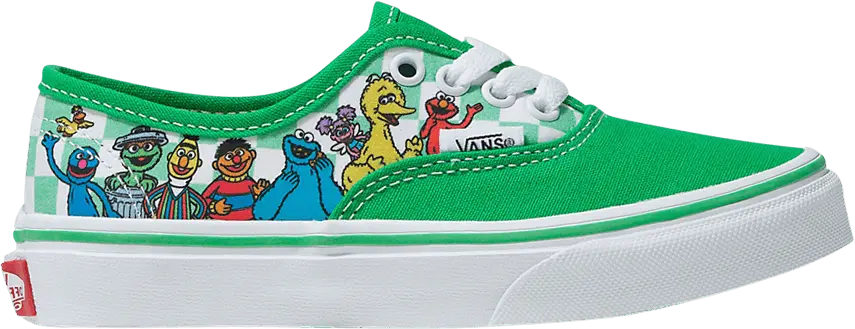  Vans Sesame Street x Authentic Kids &#039;Sesame Street Family&#039;