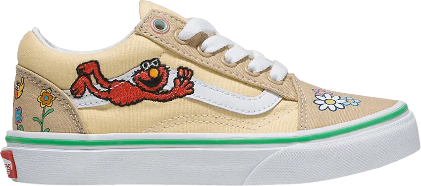  Vans Sesame Street x Old Skool Kids &#039;Elmo&#039;