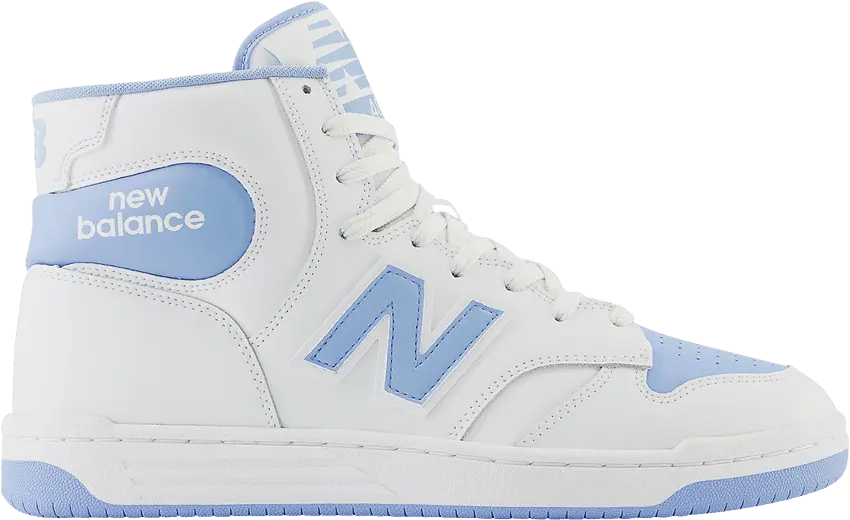  New Balance 480 High &#039;White Team Carolina&#039;