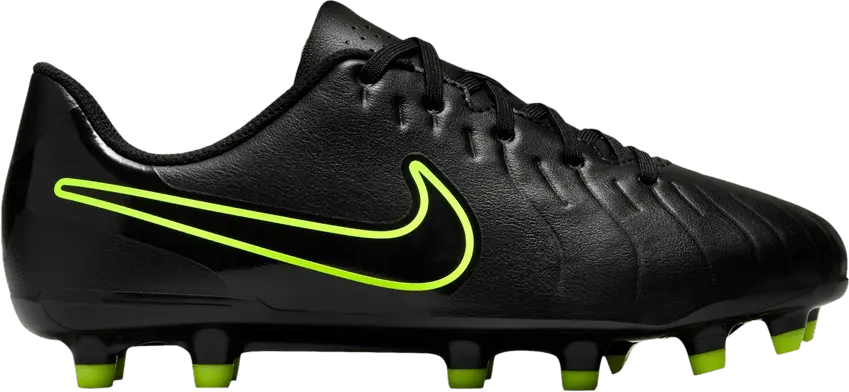  Nike Tiempo Legend 10 Club MG GS &#039;Black Volt&#039;