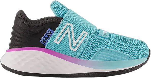  New Balance Fresh Foam Roav Slip-On Toddler Wide &#039;Summer Aqua Black&#039;