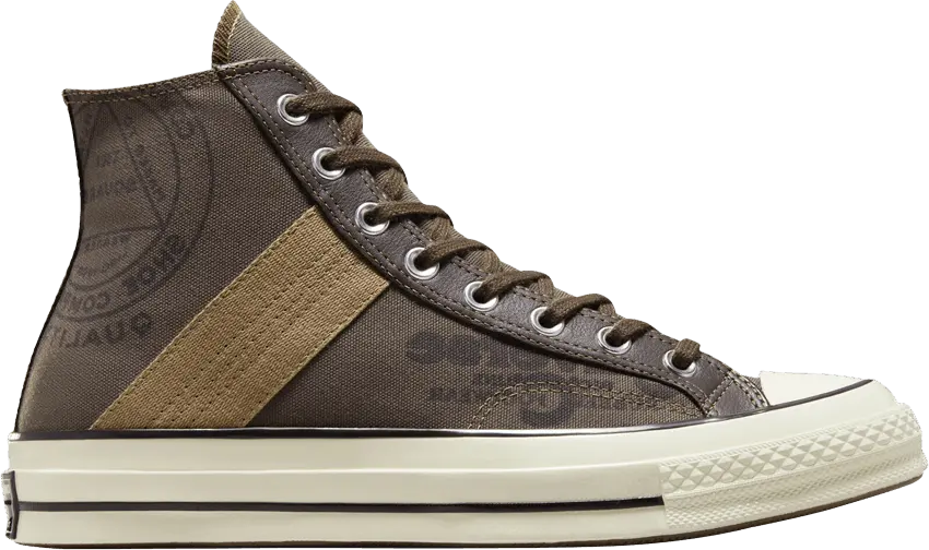  Converse Chuck 70 Leather Overlay High &#039;Engine Smoke&#039;