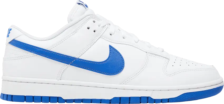  Nike Dunk Low White Hyper Royal