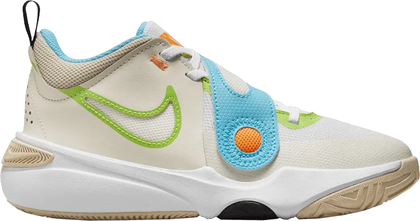  Nike Team Hustle D11 GS &#039;Pale Ivory Action Green&#039;