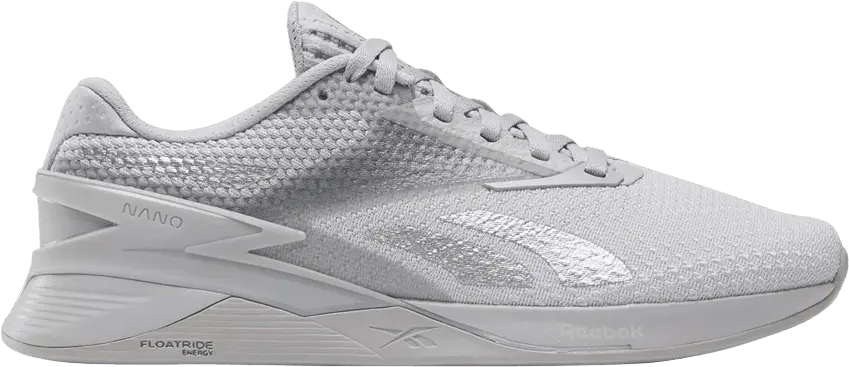  Reebok Wmns Nano X3 &#039;Pure Grey Silver Metallic&#039;