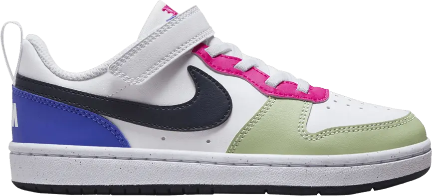  Nike Court Borough Low Recraft PS &#039;Honeydew Pink Ultramarine&#039;