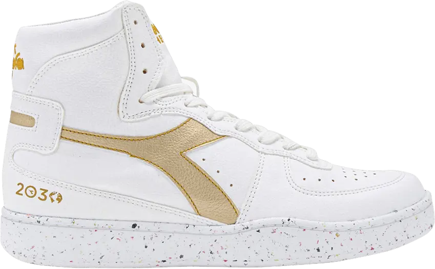  Diadora Mi Basket &#039;2030 - White Rich Gold&#039;