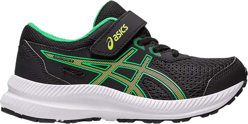  Asics Contend 8 PS &#039;Black Lime Zest&#039;