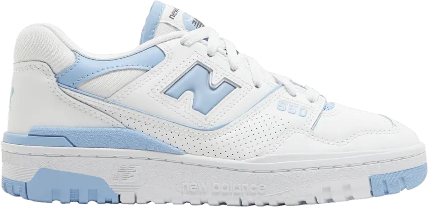  New Balance 550 UNC White Dusk Blue (Women&#039;s)