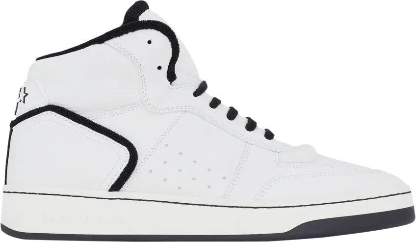  Saint Laurent SL-80 Mid &#039;Blanc Optique&#039;