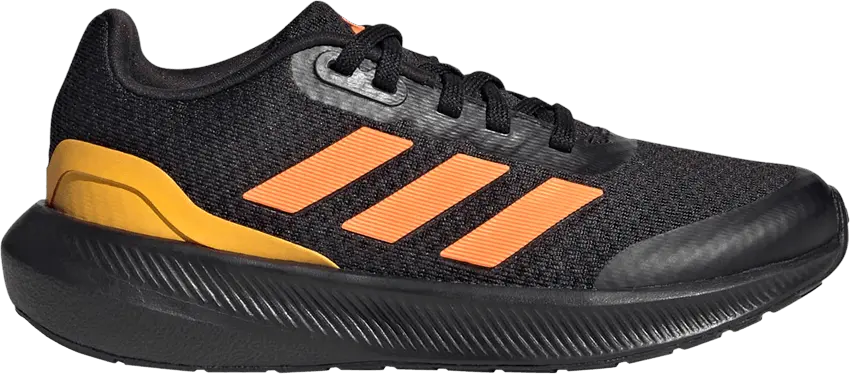  Adidas Runfalcon 3 J &#039;Black Screaming Orange&#039;