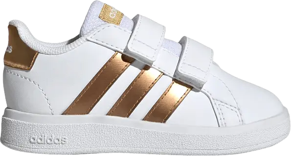  Adidas Grand Court I &#039;White Matte Gold&#039;
