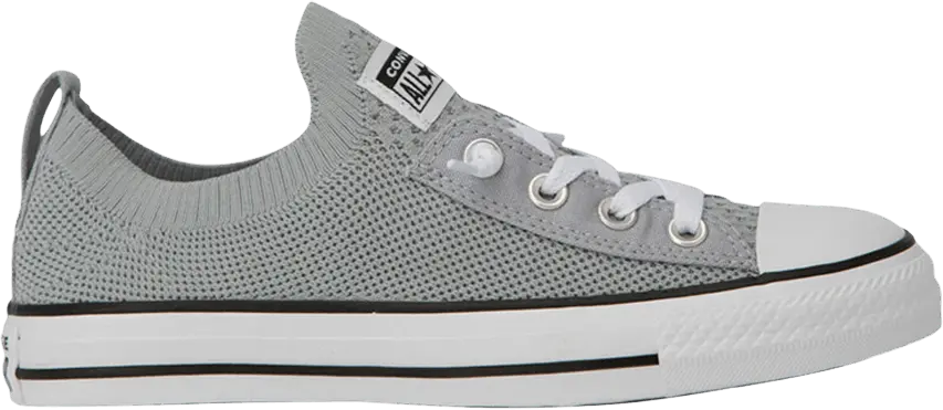  Converse Wmns Chuck Taylor All Star Shoreline Knit Slip-On &#039;Wolf Grey&#039;