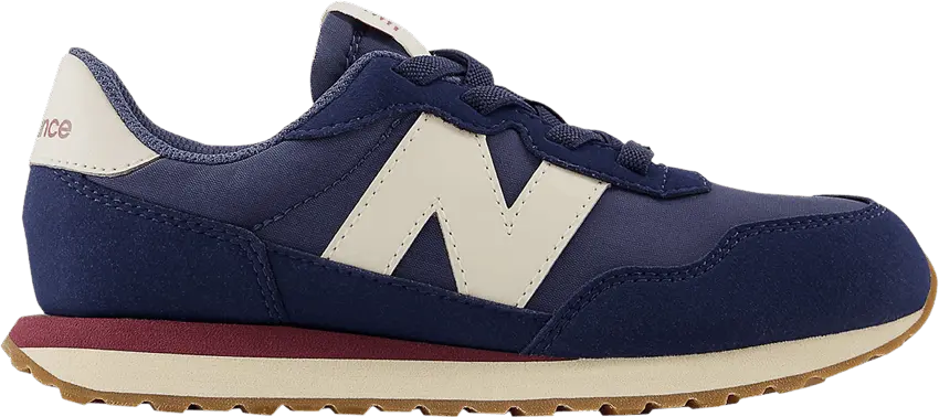  New Balance 237 Bungee Lace Little Kid Wide &#039;Navy Turtledove&#039;