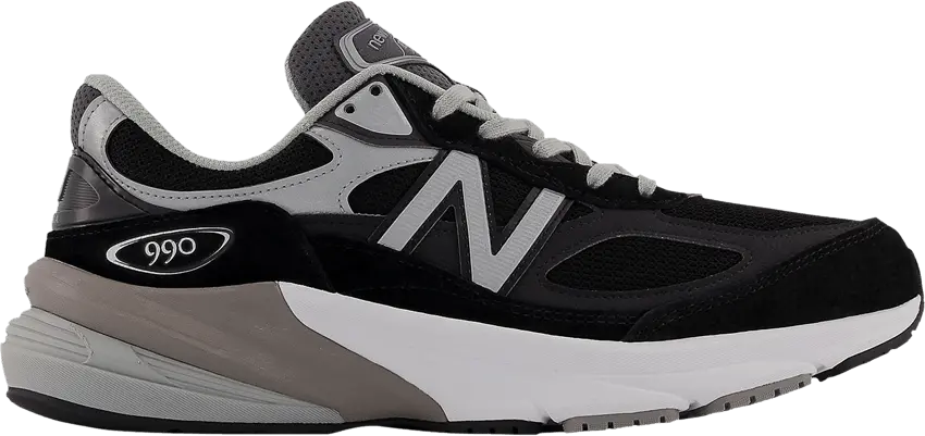  New Balance 990v6 Made in USA 2A Wide &#039;Black Silver&#039;