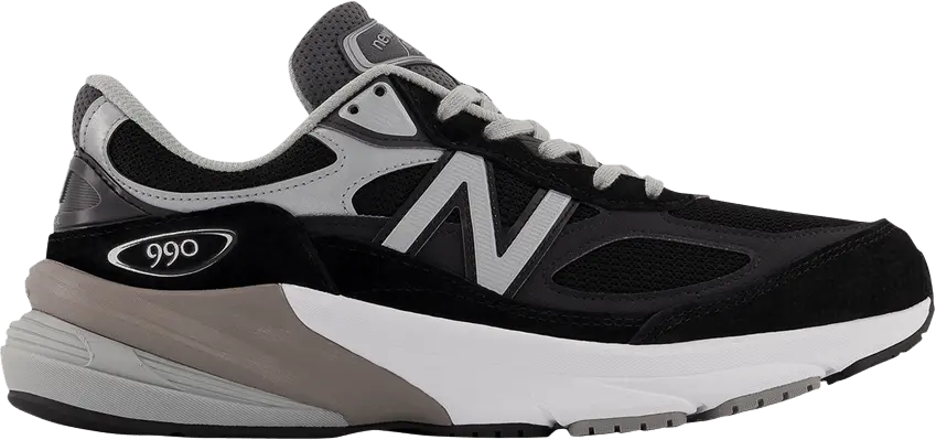 New Balance Wmns 990v6 Made in USA 2E Wide &#039;Black Silver&#039;