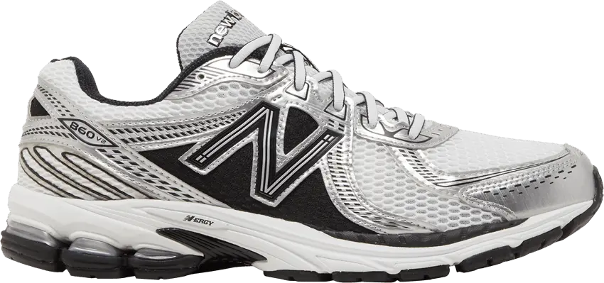  New Balance 860v2 Black White Silver