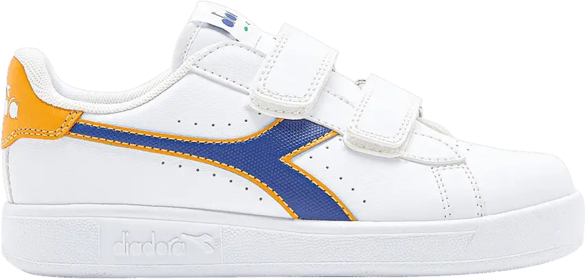  Diadora Game P Little Kid &#039;White Blue Quartz&#039;