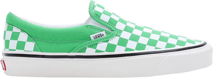  Vans Classic Slip-On 98 DX &#039;Checkerboard - Classic Green&#039;