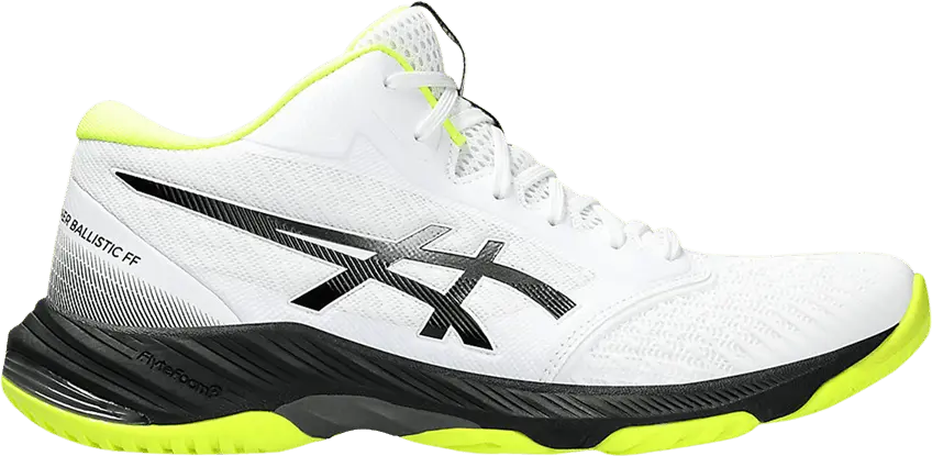  Asics Netburner Ballistic FF MT 3 &#039;White Gunmetal Lime&#039;