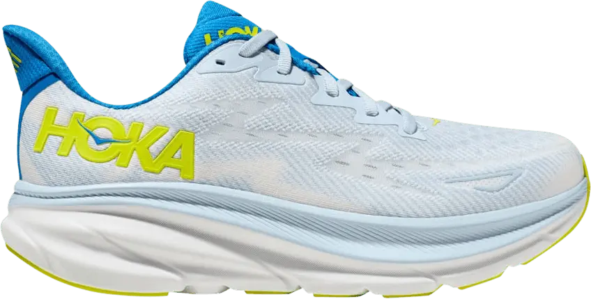  Hoka One One Clifton 9 Wide &#039;Ice Water Evening Primrose&#039;