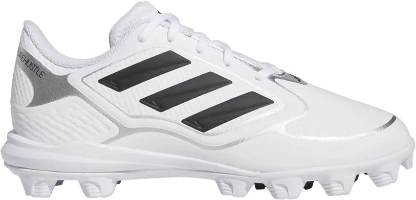  Adidas PureHustle 3 MD J &#039;White Black&#039;