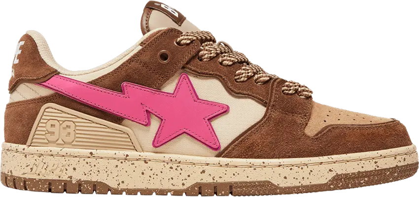  Bape Sk8 Sta #6 &#039;Brown Pink&#039;