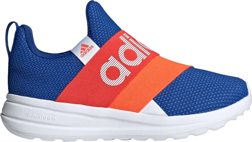  Adidas Lite Racer Adapt 6.0 J &#039;Royal Blue Solar Red&#039;