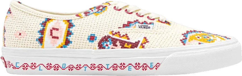  Vans CLOTTEE x Authentic &#039;Pixelated Universe - Marshmallow&#039;