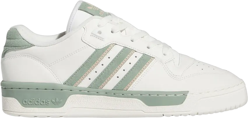  Adidas Rivalry Low &#039;White Silver Green&#039;