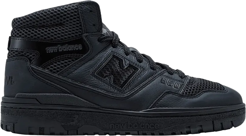  New Balance Junya Watanabe MAN x 650R &#039;Triple Black&#039;