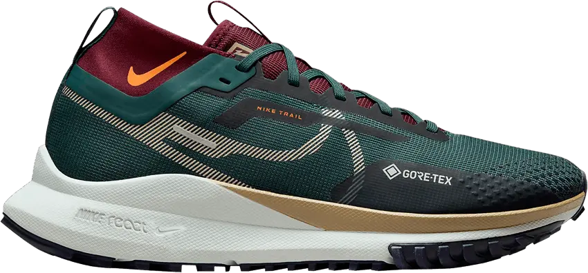  Nike React Pegasus Trail 4 GORE-TEX &#039;Deep Jungle Night Maroon&#039;