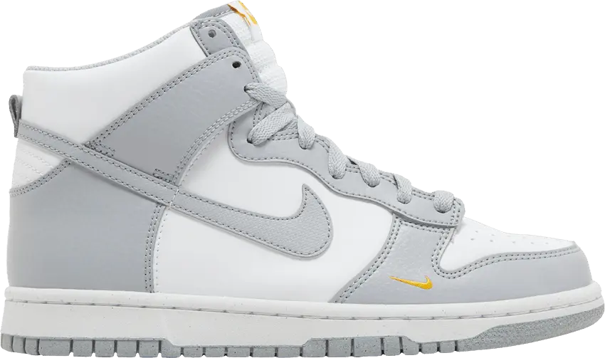  Nike Dunk High Next Nature Wolf Grey Marigold (GS)