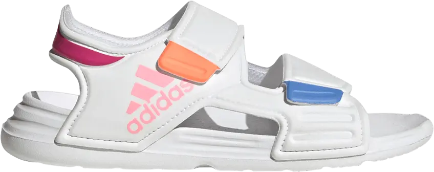  Adidas AltaSwim Sandal J &#039;White Pink Fuchsia&#039;