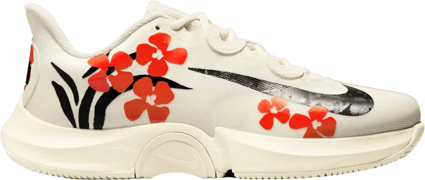  Nike Court Air Zoom GP Turbo HC Naomi Osaka Hibiscus Flowers (Women&#039;s)
